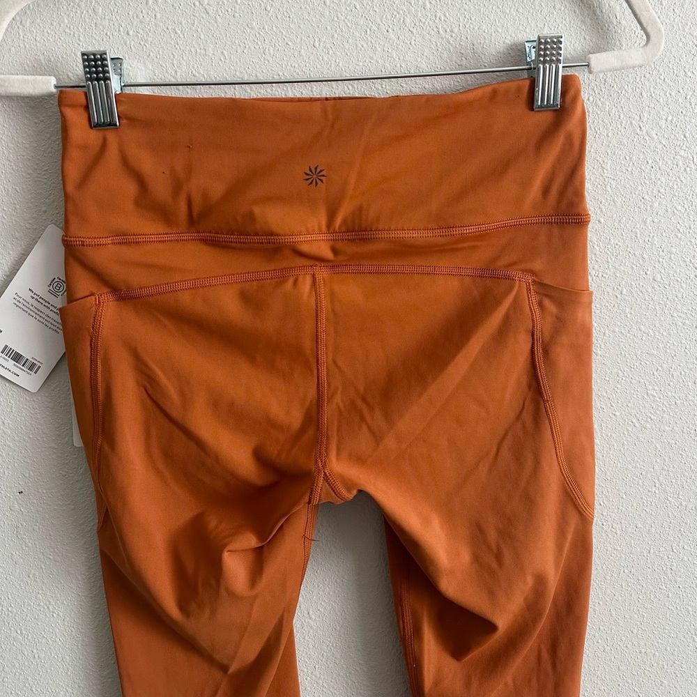 Athleta High-Rise Pocket Leggings in Burnt Orange - Picture 10 of 11